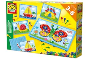 SES Creative 89-14898 Mosaikbräda för Barn, Flerfärgad