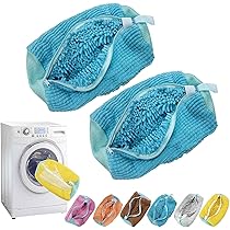 2 Schuhwaschbeutel Für Waschmaschine - Mit Kordelzug