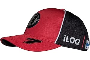 Alfa Romeo Racing Kimi Driver BB Cap Gorra de bisbol, Rojo y Azul, Talla única para Hombre