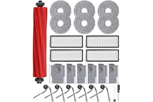 25 stycken tillbehör för Roborock QV 35A/QV 35S/Qrevo S Pro/serie QR 598/798