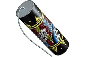 Australian Treasures - TAMBURO DEL TUONO, AT- BLCTD-25- Thunder Drum- strumento musicale per bambini - Tuono Tamburo - 25cm