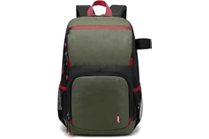 LEEMASING Borsa a tracolla multifunzionale di grande capacità impermeabile e resistente all'usura doppia borsa a tracolla per gli uomini fotografi