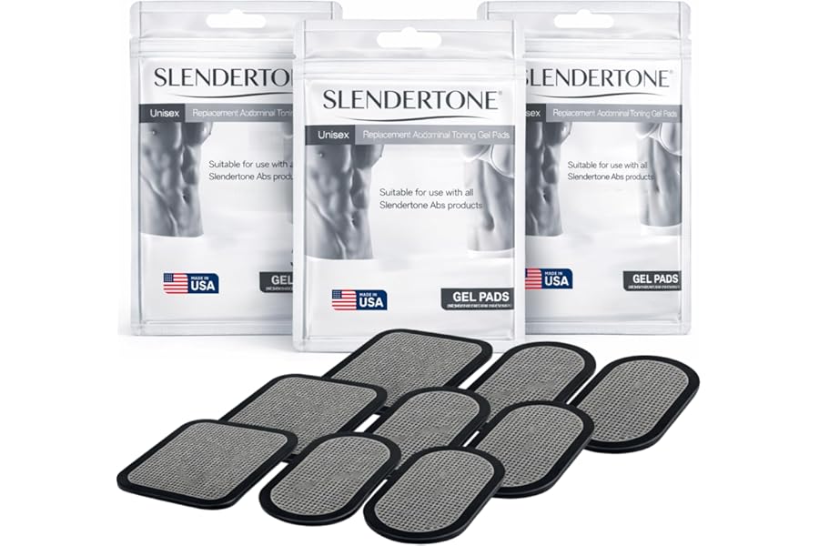 Slendertone Abs Belt Replacement Gel Pads, Triple Value Pack