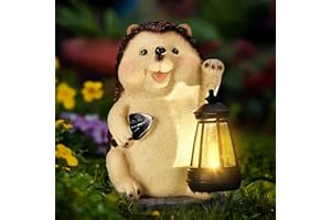 ‎GIGALUMI GIGALUMI Lgel mit Laterne Statue Gartendeko, Garten Ornamente für den Außenbereich, Geschenke für Mama, Frauen, Geburtstagsgeschenke, Dekorationen für Terrasse, Hof