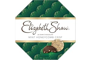 Elizabeth Shaw Dark Mint Crisp 162g - Rich dark chocolate and crisp honeycomb is infused with delicious mint oil - Treat - Share - Gift - Christmas