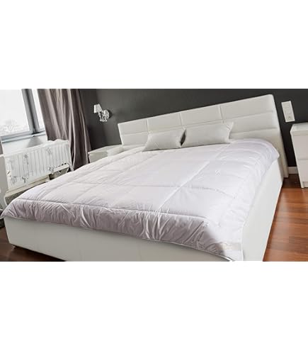 Merino wol dekbed scheerwol overgang dubbel beddengoed 200 x 200 cm 500GSM, middelzwaar 10 tog, warm, 100% merino-scheerwol 100% katoen. Natuurlijke bedden