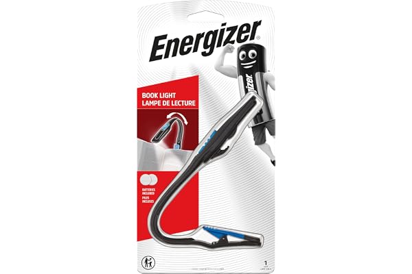 Energizer Boolike, Lampe de Lecture LED, Lampe Compacte Portative, Longue Autonomie, Piles Incluses