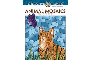 Creative Haven Animals Mosaics Coloring Book