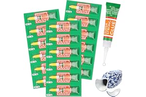 LUCOMB 18 x 3 g klarer Sekundenkleber mit sofortiger Bindung, starker Sekundenkleber aus Cyanacrylat (CA), Vorteilspackung; Single Use Super Strong Glue