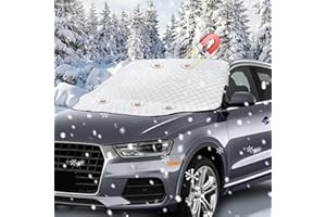Akapola Copertura Parabrezza Auto, Copri Parabrezza Magnetico, Telo Parabrezza Auto Invernale Telo Antigelo per Auto, Copri Parabrezza per Auto, Inverno Telo Parabrezza Antigelo, Ripiegabile, L