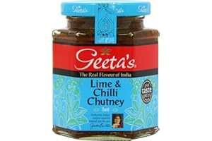 Geeta's Lime and Chilli Chutney 310 g (Pack of 6)
