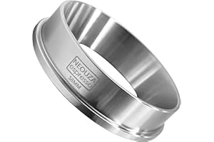 ‎NEOUZA NEOUZA Pierścień do dozowania kawy espresso ze stali nierdzewnej pasuje do ekspresów do kawy grupy E61 Barista Portafilter - Breville, Rancilio, Gaggia, La Pavoni