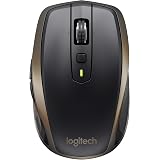Logitech MX Anywhere 2 Wireless Mouse, Bluetooth or 2.4GHz Wireless Mouse with USB Unifying Receiver, 1000 DPI Any Surface La