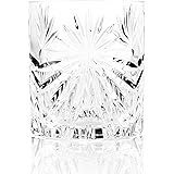 RCR 26278020006 Oasis Crystal Short Whisky Water Tumblers Glasses, 320 ml, Set of 6, Dishwasher Safe, Great for Whiskey, Scot