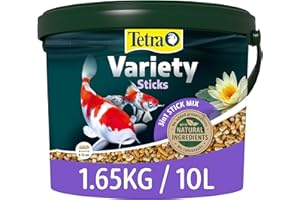 Tetra Pond Fish Food Variety Sticks 1.65kg - biologically balanced for pond fish (Package may vary)