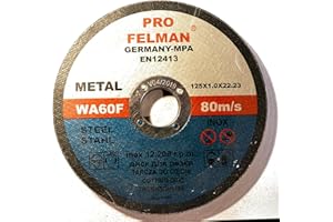 LEPIK 50 dischi da taglio in acciaio Felman Pro, 125 x 1,0 mm T41 (50)