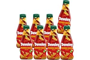 ‎DEVELEY Develey – TexMex Salsa Sauce – 8er Pack (8 x 250ml) – Scharf-ruchtig mit Jalapeño-Chili