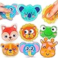 Water Beads Fidget Toy, LESONG 7 Pack Sensory Toys Set, Anxiety/Stress Relief Animal squishy for Kids and Adults with Special Needs ADHD Autism, Squeeze Toy Gift for Children