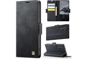 Teeirllim Fodral för Samsung Galaxy S24 Skal, Premium PU Läder flip Plånboksfodral, [RFID-blockering] [Kortplatser] Case med Kickstand, Stötsäkert Skyddsfodral