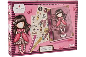 Diset- Gorjuss Crea tu diario, juego creativo, 30 x 22 x 5 cm (46596)