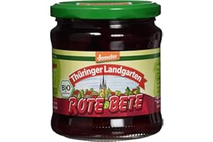 LNEE Thüringer Landgarten Rote Bete im Glas, demeter, 6er Pack (6 x 370 ml) - Bio