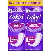 Orkid G&uuml;nl&uuml;k Ped Extra Koruma Uzun 52 Adet Ped