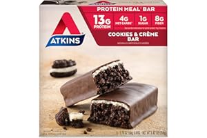 Atkins, Advantage, Cookies n 'Creme Bar, 5 Bars, 1,7 Unzen (48 g) Jeder