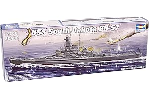 Trumpeter 1:700 -Modellino Nave da Guerra USS South Dakota BB-57 (TRU05760)