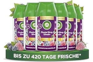 ‎AIR WICK Air Wick Freshmatic Max Raumspray – Nachfüller für den Air Wick Freshmatic Max – Duft: Frosted Berry – 6 x 250 ml Nachfüller