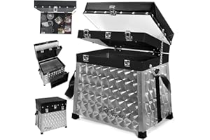 ROY FISHER'S Roy Fishers Sitzkiepe mit 2 Laden/Angelkiste, Angelkoffer, Sitzbox, Angelbox, Angelsitz, Angeln