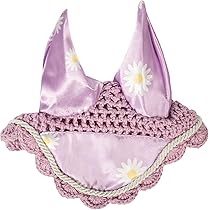 HKM Hobby Horsing Print Decke, Violett Mit Gänseblümchen, One Size