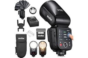 Godox V100 C snabb TTL-kamerablixt för Canon, 100Ws, 2,3-tums pekskärm