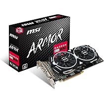 MSI RADEON RX 580 ARMOR 8G OC Graphics Card 