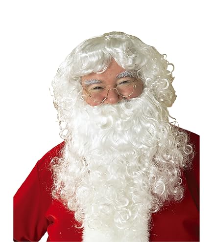 Rubies Premium Weihnachtsmann-Kostüm Für Erwachsene – Komplett Mit Jacke, Hose, Bart, Mütze & Handschuhen