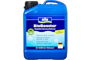 Söll 14422 BioBooster - eliminare i batteri Altamente Attivi di Acqua cristallina Aumento dei Livelli di nitriti e dei nitrati - 2,5 l
