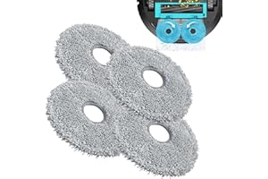 THEOUTLETTABLET Recambios compatibles con Cecotec Conga 9590/9990 AI Spin Revolution Ultra / 10090 AI. Reemplazo de Mopas de Fregado Piezas de Repuesto