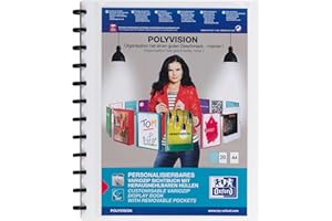 ELBA polyvision teczka na obrączki A4, z zamkiem błyskawicznym, 20 koszulek biały, 1 sztuka