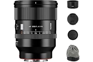 VILTROX AF 85mm F1.4 Pro FE Full Frame Obiettivo per attacco Sony E, 85mm f/1.4 Autofocus obiettivo principale per ritratti compatibile con Sony a7RIV a9 a7RII a7RIII a7III a7C FX3 ZVE1 A1 a6600 a6400