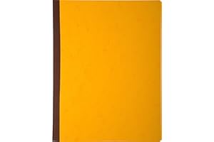 EXACOMPTA Le Dauphin - Réf. 33040D - 1 Piqûre - Dimensions 31,5 X 24,5 cm - 8 colonnessur 1 page - 80 pages numérotées - avec paresseuse - Couverture souple - Couleurs aléatoires, bleu, jaune, vert, rouge