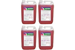 Fresh 365 Petdis01 chewing gum fragrance pet Zwinger disinfectant and deodoriser, 5L volume, 4 pieces