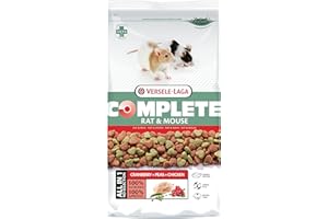 VERSELE-LAGA - Complete Rat & Mouse - Pienso extrusionado Todo en uno Rico en proteínas para Ratas y Ratones - 2kg