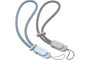 SURPHY 2 Pièces Cordons avec dragonnes à main pour couple, pour téléphone portable, clé, USB, lecteur MP3, MP4 et Plus