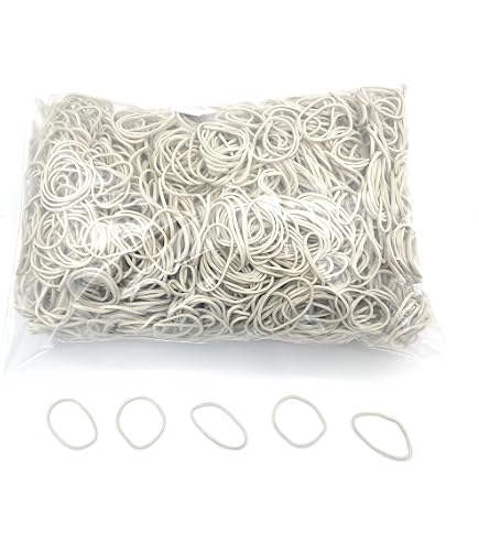 Élastiques Caoutchouc Progom 300mm X 1.7mm - Sac De 1kg (Blond, ~500 Pièces)