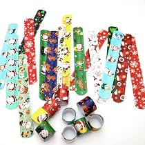 Lot De 12 Bracelets à Claquer Magicat - Thèmes Variés (licorne, Robot, Sirène, Dinosaure) - Cadeau Anniversaire, Noël