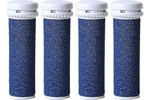 [Set de 4] Rodillos para Recambio, Hantoc Extra Rugosos Rodillos Lijadores para Recambio de Emjoi Micro Pedi