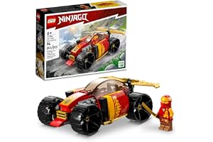 LEGO NINJAGO Kai’s Ninja Race Car EVO 71780 Building Toy Set; Features a Car and a Kai Minifigure for Ages 6+