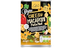 Geo Organics Mediterranean Macaroni Vegan Pasta Meal, 400g (Pack of 1) | Plant-based Meal with the Finest Ingredients
