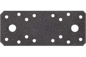 Alberts 301651 DURAVIS® Lastrina di giunzione piana | doppio rivestimento diamante nero | Misura 133 x 55 x 2,5 mm