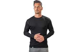 Alpin Loacker Merino Long Sleeve Shirt Men 230g/m - wykonana w 100% z wełny merynosów, termoaktywna koszula męska,Czarny M