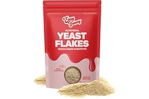 EASY YUMMY - Nutritional Yeast Flakes (300g), Non-Fortified Nutritional Yeast Flakes, Nooch Nutritional Yeast, 100% Vegan with No Additives